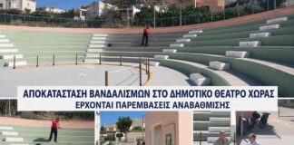 Ανοικτό Θέατρο Χώρας: Ξεκίνησε η αποκατάσταση των βανδαλισμών – Έρχονται νέες παρεμβάσεις αναβάθμισης.