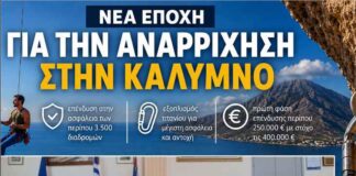 Ο Δήμος αλλάζει τον χάρτη της αναρρίχησης στην Κάλυμνο – Επένδυση στην ασφάλεια 3.500 διαδρομών (VIDEO)