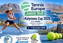 Kalymnos Cup 2026: Έξι ημέρες ευρωπαϊκού τένις και προβολής της Καλύμνου